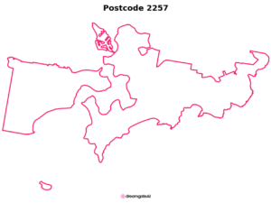 2257 NSW | Australia Postcode Data File| Address List | Download Excel CSV