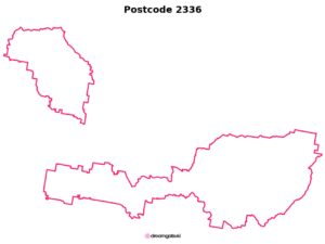 2336 NSW | Australia Postcode Data File| Address List | Download Excel CSV