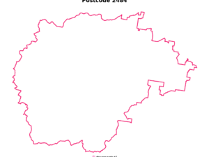 2484 NSW | Australia Postcode Data File| Address List | Download Excel CSV - Image 1
