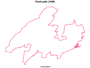 2486 NSW | Australia Postcode Data File| Address List | Download Excel CSV - Image 1