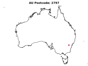 2797 NSW | Australia Postcode Data File| Address List | Download Excel CSV - Image 2