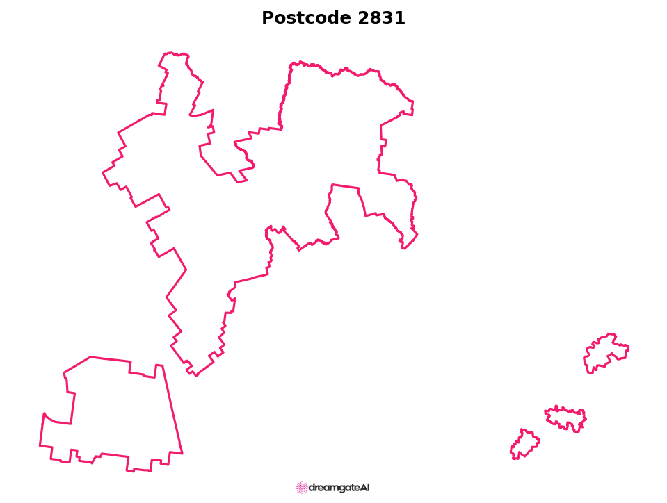 2831 NSW | Australia Postcode Data File| Address List | Download Excel CSV