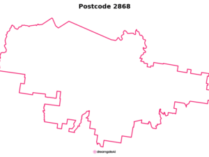 2868 NSW | Australia Postcode Data File| Address List | Download Excel CSV - Image 1