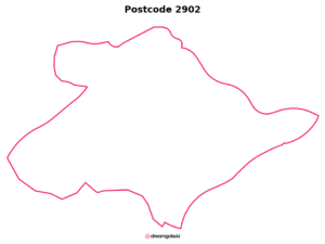 2902 ACT | Australia Postcode Data File| Address List | Download Excel CSV - Image 1