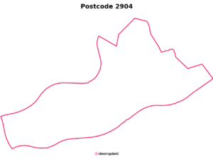 2904 ACT | Australia Postcode Data File| Address List | Download Excel CSV - Image 1
