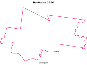 3040 VIC | Australia Postcode Data File| Address List | Download Excel CSV - Image 1