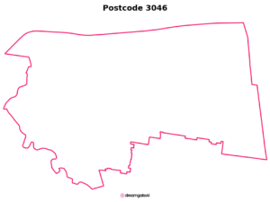 3046 VIC | Australia Postcode Data File| Address List | Download Excel CSV - Image 1