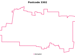 3302 VIC | Australia Postcode Data File| Address List | Download Excel CSV - Image 1