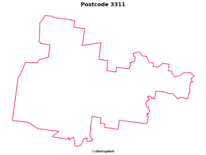 3311 VIC | Australia Postcode Data File| Address List | Download Excel CSV - Image 1