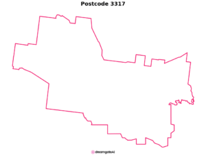 3317 VIC | Australia Postcode Data File| Address List | Download Excel CSV - Image 1
