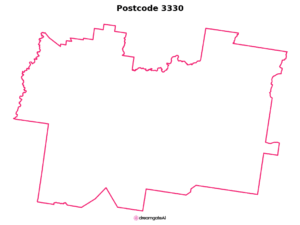 3330 VIC | Australia Postcode Data File| Address List | Download Excel CSV - Image 1