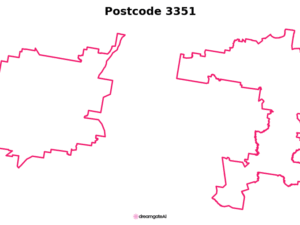 3351 VIC | Australia Postcode Data File| Address List | Download Excel CSV - Image 1