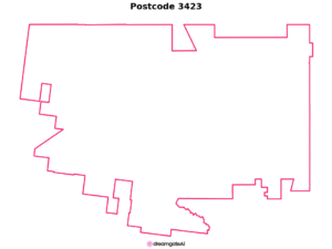 3423 VIC | Australia Postcode Data File| Address List | Download Excel CSV