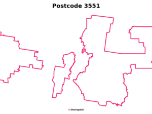 3551 VIC | Australia Postcode Data File| Address List | Download Excel CSV
