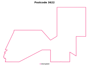 3622 VIC | Australia Postcode Data File| Address List | Download Excel CSV - Image 1