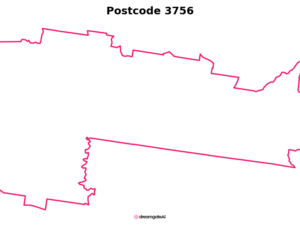 3756 VIC | Australia Postcode Data File| Address List | Download Excel CSV - Image 1