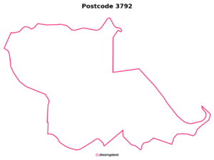 3792 VIC | Australia Postcode Data File| Address List | Download Excel CSV - Image 1