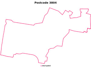 3804 VIC | Australia Postcode Data File| Address List | Download Excel CSV - Image 1