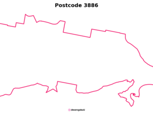 3886 VIC | Australia Postcode Data File| Address List | Download Excel CSV - Image 1