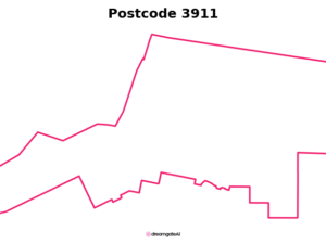 3911 VIC | Australia Postcode Data File| Address List | Download Excel CSV - Image 1