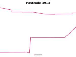 3913 VIC | Australia Postcode Data File| Address List | Download Excel CSV - Image 1