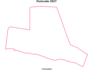 3927 VIC | Australia Postcode Data File| Address List | Download Excel CSV - Image 1