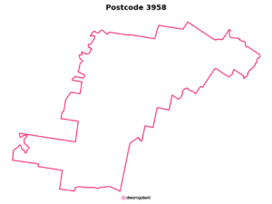 3958 VIC | Australia Postcode Data File| Address List | Download Excel CSV - Image 1