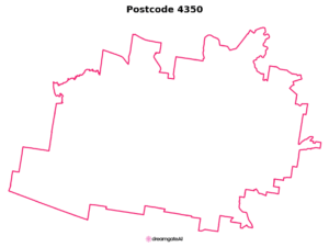 4350 QLD | Australia Postcode Data File| Address List | Download Excel CSV - Image 1