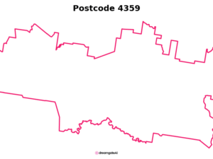 4359 QLD | Australia Postcode Data File| Address List | Download Excel CSV - Image 1