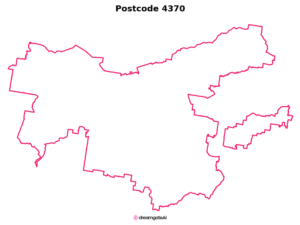 4370 QLD | Australia Postcode Data File| Address List | Download Excel CSV - Image 1