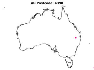 4390 QLD | Australia Postcode Data File| Address List | Download Excel CSV - Image 2