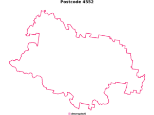 4552 QLD | Australia Postcode Data File| Address List | Download Excel CSV - Image 1