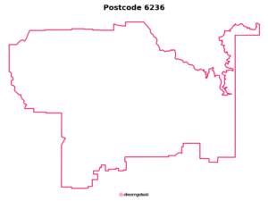 6236 WA | Australia Postcode Data File| Address List | Download Excel CSV - Image 1