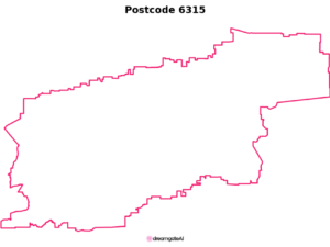 6315 WA | Australia Postcode Data File| Address List | Download Excel CSV