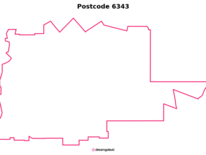 6343 WA | Australia Postcode Data File| Address List | Download Excel CSV - Image 1