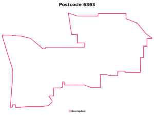 6363 WA | Australia Postcode Data File| Address List | Download Excel CSV - Image 1