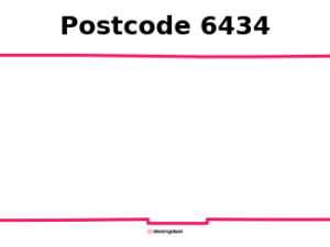 6434 WA | Australia Postcode Data File| Address List | Download Excel CSV - Image 1