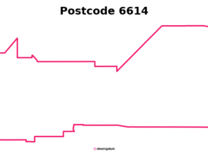 6614 WA | Australia Postcode Data File| Address List | Download Excel CSV - Image 1