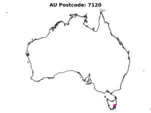 7120 TAS | Australia Postcode Data File| Address List | Download Excel CSV - Image 2