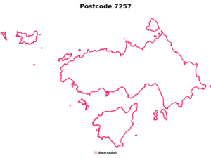 7257 TAS | Australia Postcode Data File| Address List | Download Excel CSV
