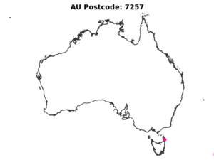 7257 TAS | Australia Postcode Data File| Address List | Download Excel CSV - Image 2