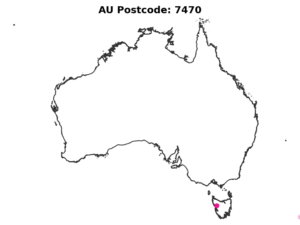 7470 TAS | Australia Postcode Data File| Address List | Download Excel CSV - Image 2